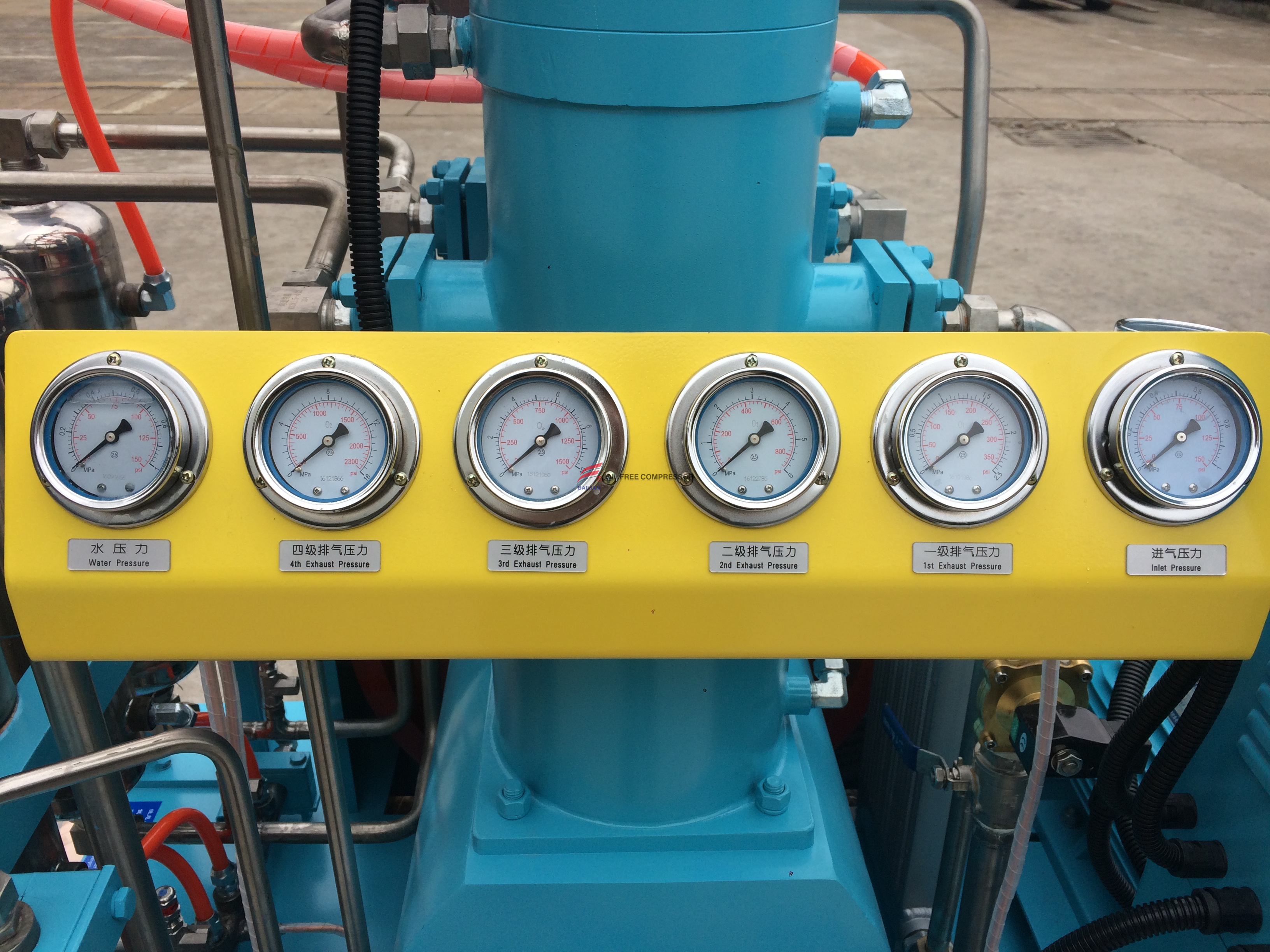 40m3 Dầu không có nhà cung cấp máy nén oxy tinh khiết công nghiệp không có dầu