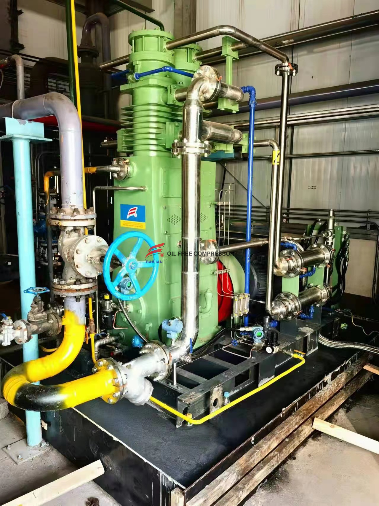 Máy nén khí hydro không dầu áp suất thấp 500NM3 5bar 